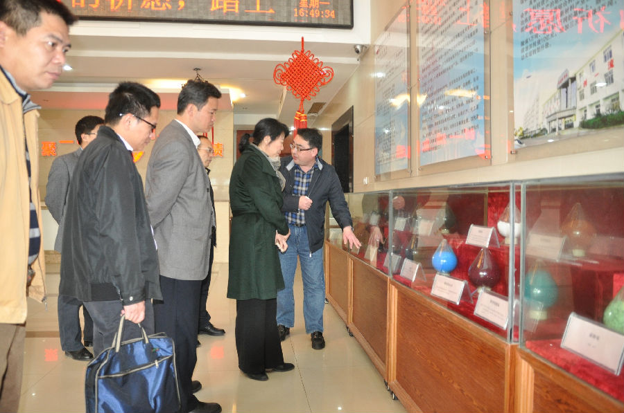 2月6號玉林市委常委、統戰部部長商娜紅一行到我司參觀考察